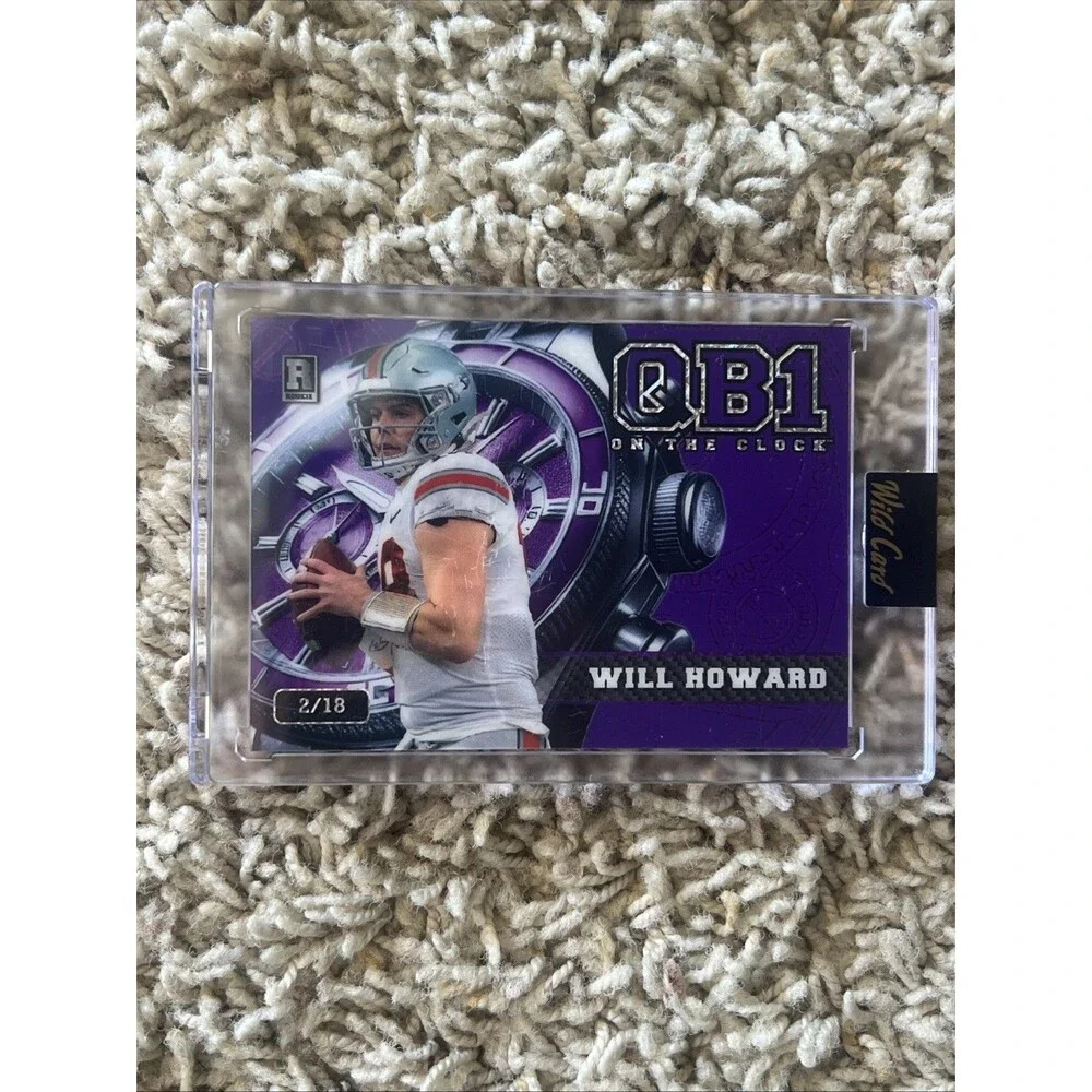 Will Howard 2024 QB1 On The Clock Wild Card 2/18 Rookie Steelers